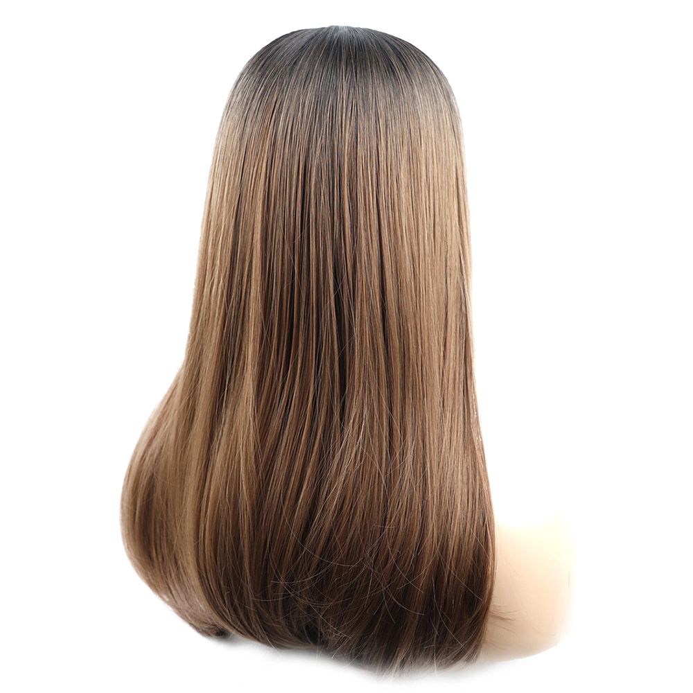 20 Inches Hair Wig Long Straight Silky Synthetic Heat