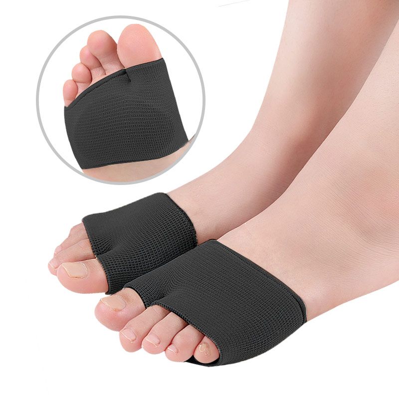 2 Pairs Metatarsal Pads Half Bunion Sleeve Forefoot Cushion For Foot Pain Relief