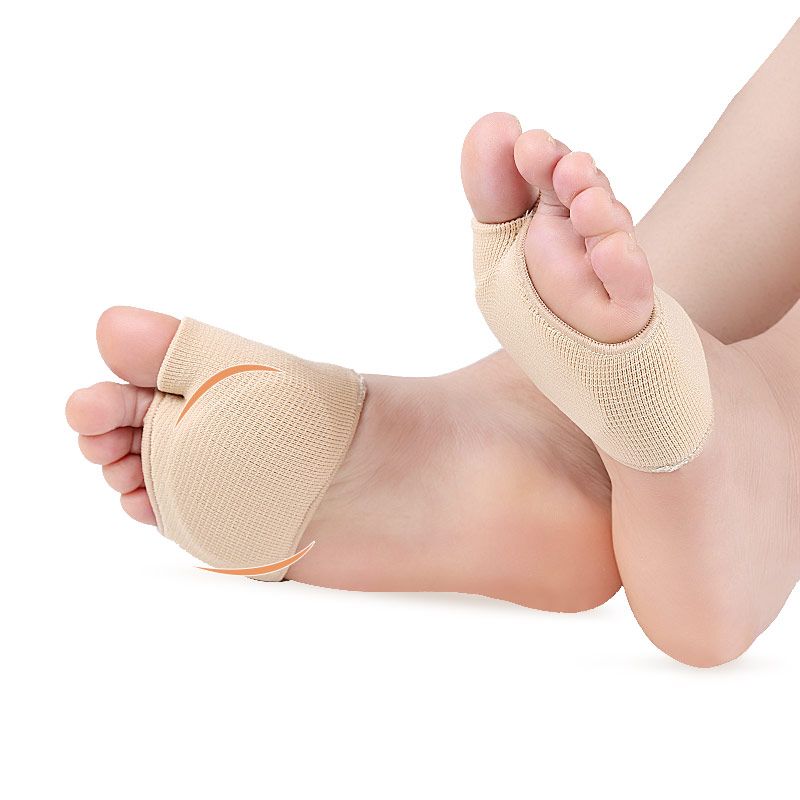2 Pairs Metatarsal Pads Half Bunion Sleeve Forefoot Cushion For Foot Pain Relief