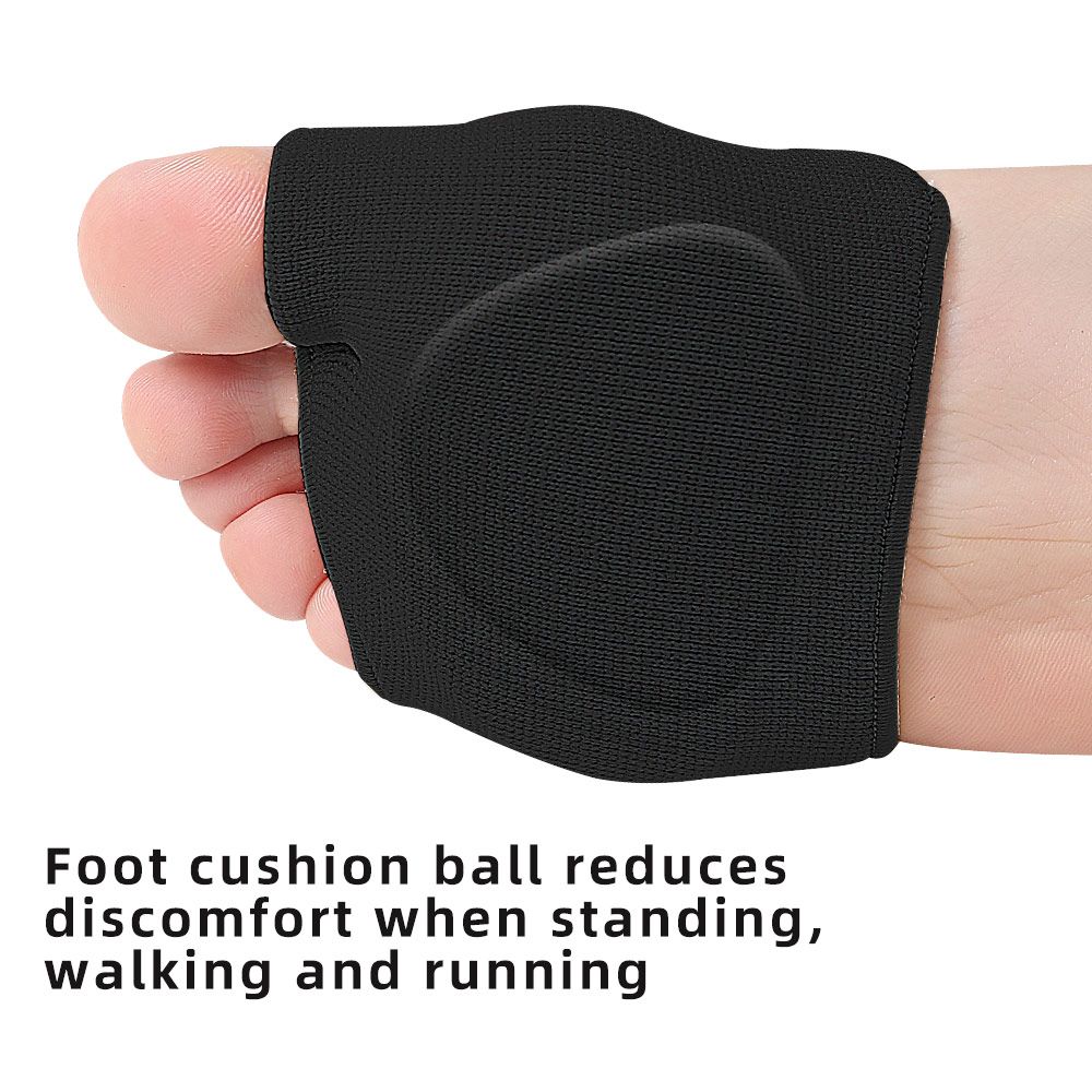 2 Pairs Metatarsal Pads Half Bunion Sleeve Forefoot Cushion For Foot Pain Relief