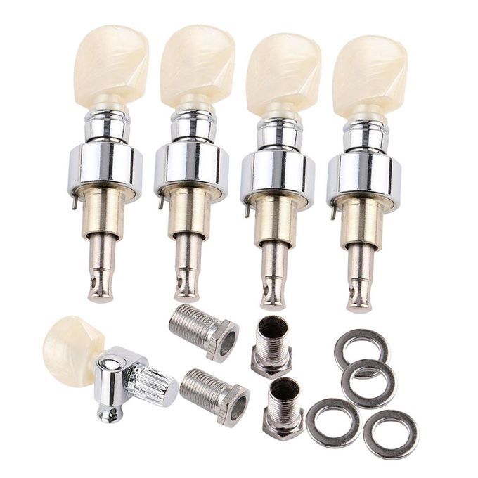 5-String Banjo Pearled Button Tuning Pegs  Machine Heads 5Pcs