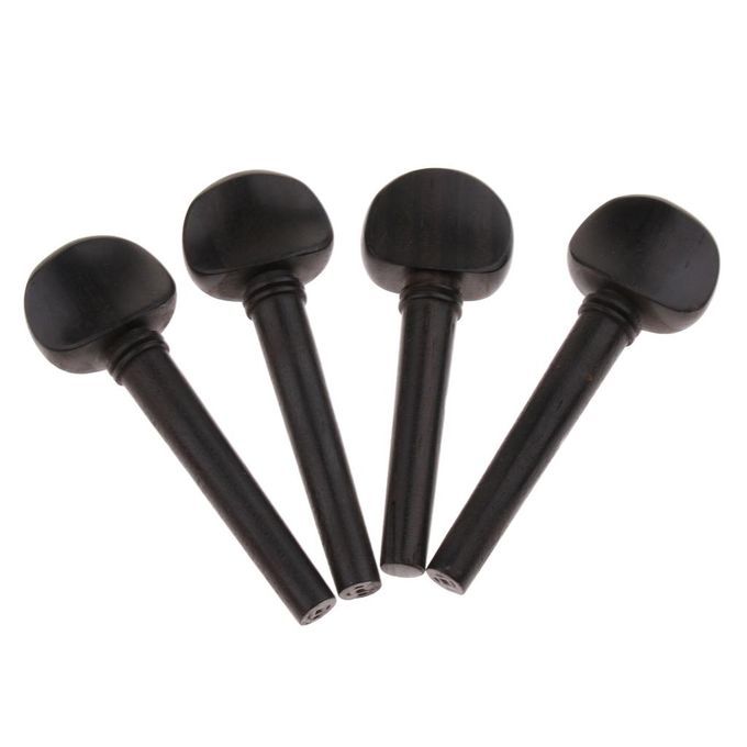 4pcs Ebony Violin Tuning Pegs For Violin Fiddle Parts Accessories