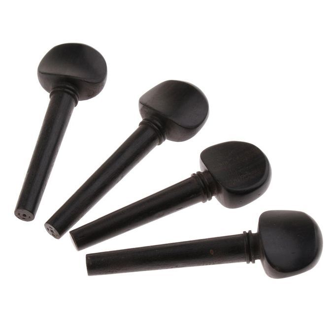 4pcs Ebony Violin Tuning Pegs For Violin Fiddle Parts Accessories