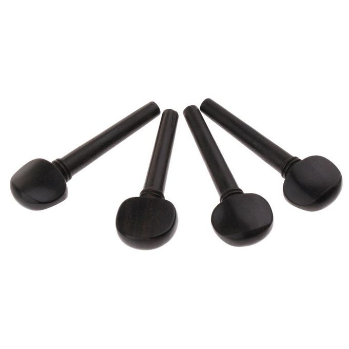 4pcs Ebony Violin Tuning Pegs For Violin Fiddle Parts Accessories