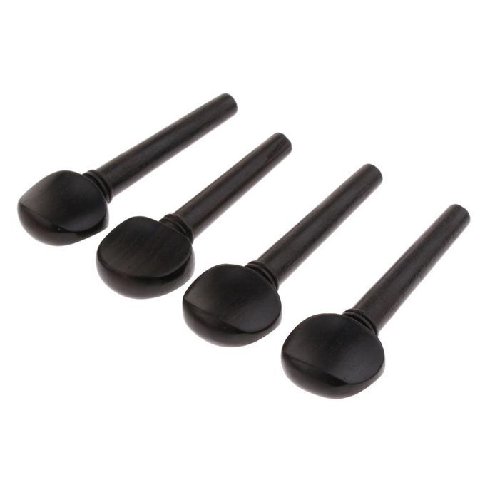 4pcs Ebony Violin Tuning Pegs For Violin Fiddle Parts Accessories