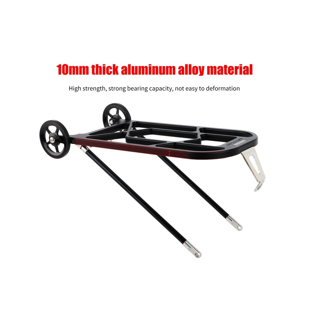 for Folding Bicycle Rear Shelf Aluminum Alloy with Easy