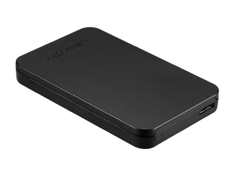 2.5'' HDD SSD Case Sata To USB3.0 Hard Drive Box Enclosure Adapter + USB [Black]