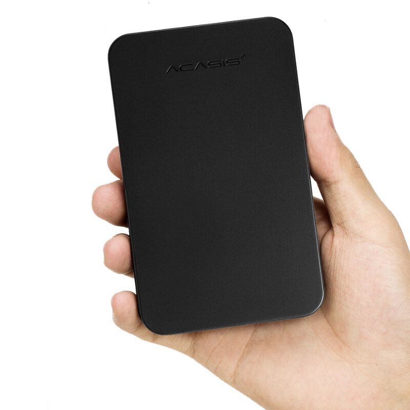 2.5'' HDD SSD Case Sata To USB3.0 Hard Drive Box Enclosure Adapter + USB [Black]