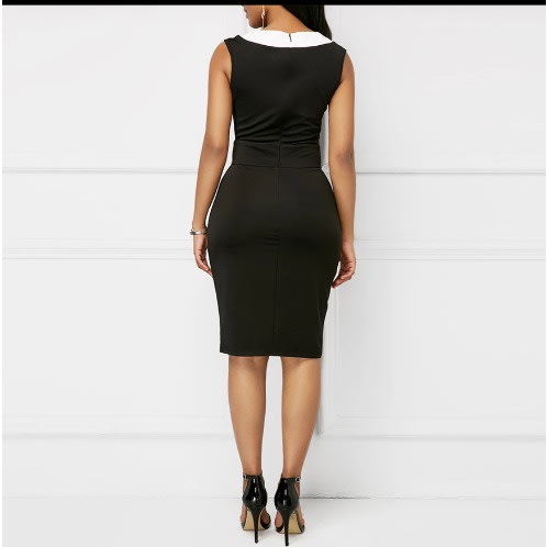 Patch Work Bodycon Dress