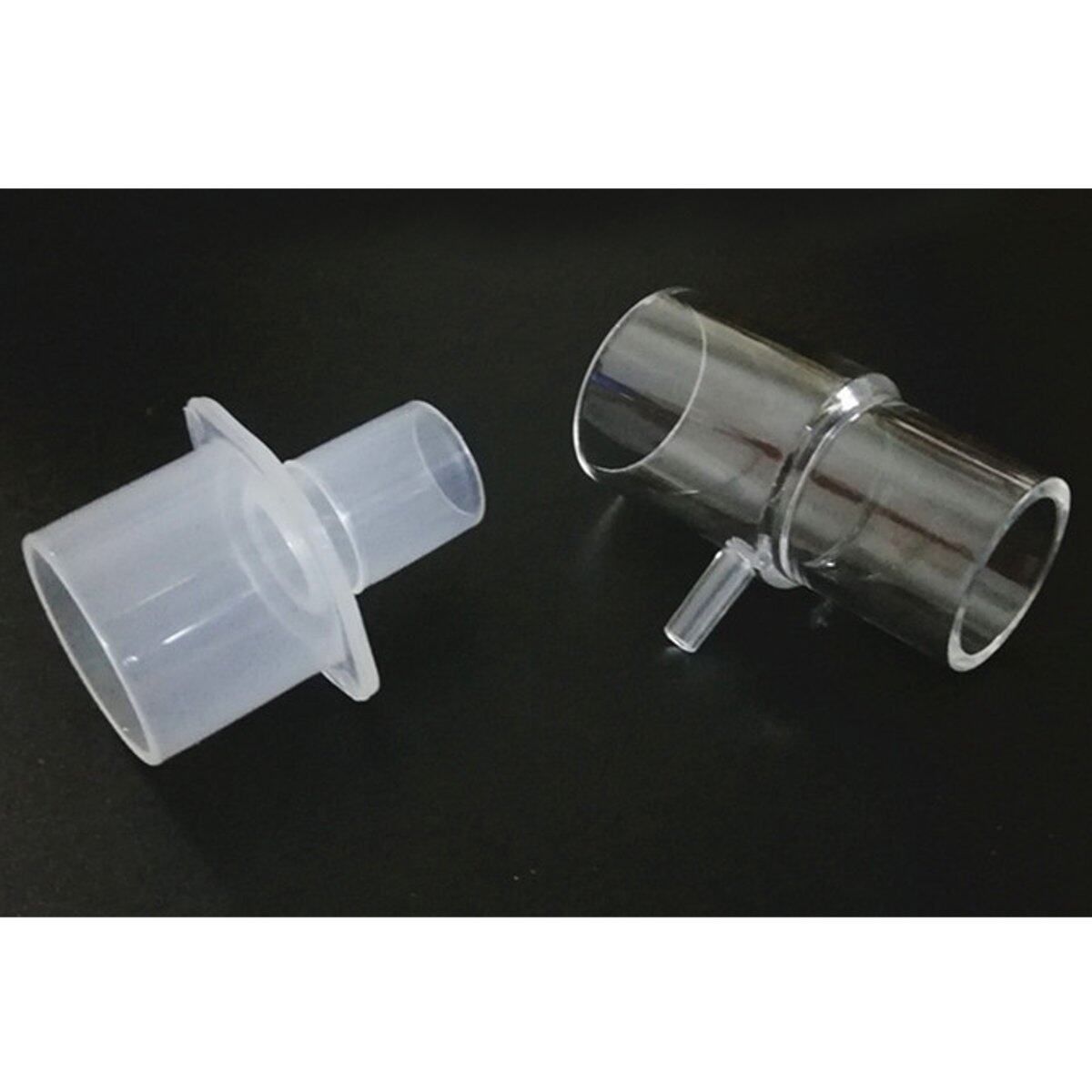 2Pcs/Set Oxygen Adapter Enrichment Port CPAP Tubing Hose Connector 15mm To 22mm For CPAP Machine