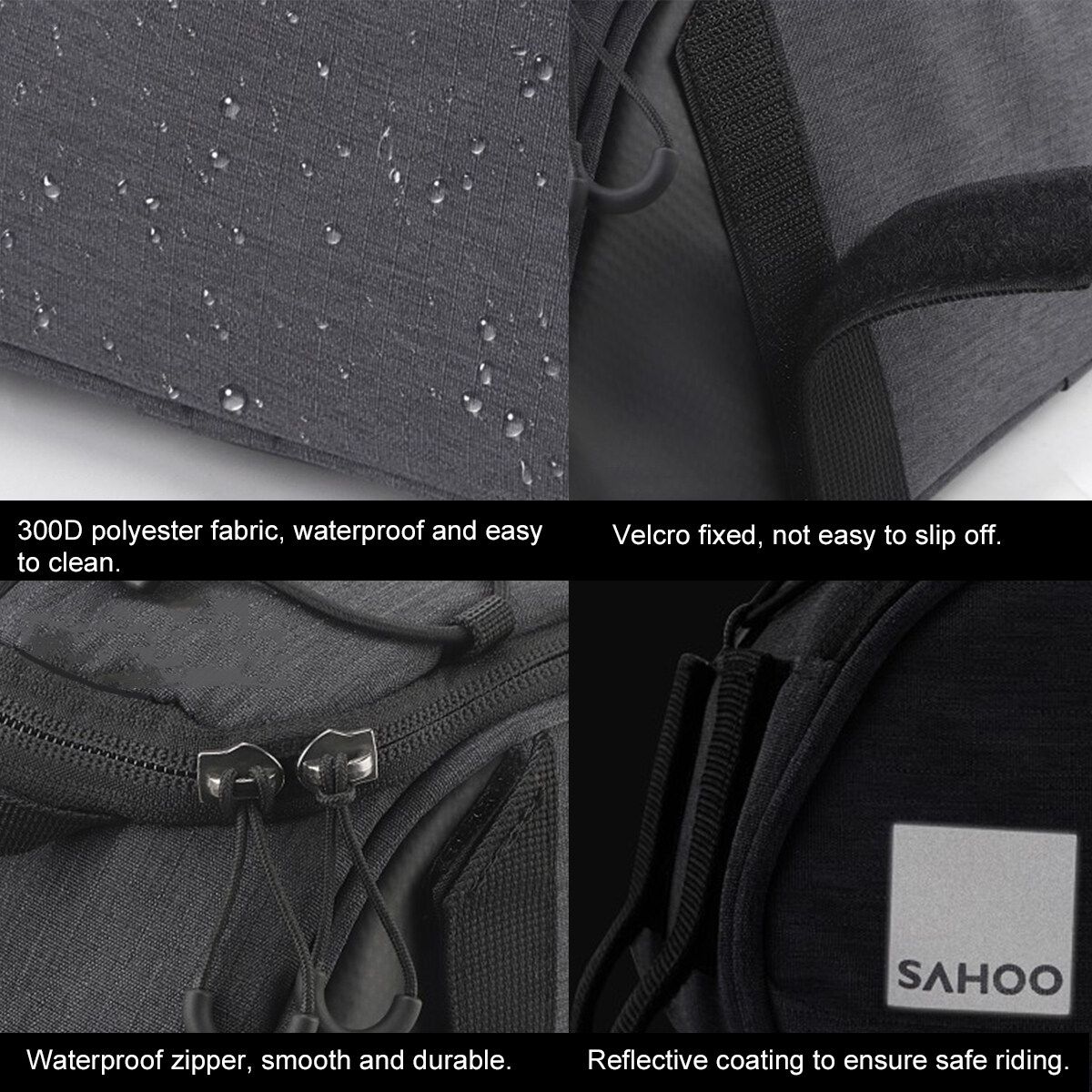 Portable Bicycle Bag Waterproof Luggage Bag Bike Rear Seat Trunk Saddle Bag 7L