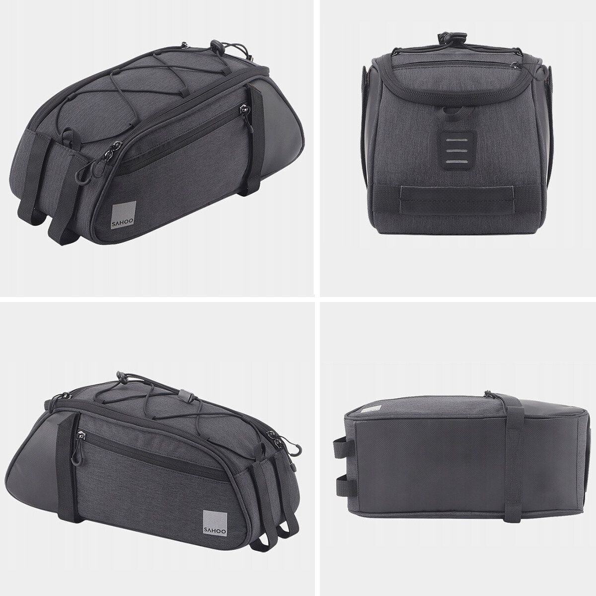 Portable Bicycle Bag Waterproof Luggage Bag Bike Rear Seat Trunk Saddle Bag 7L