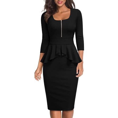 Office Party From Zipper Bodycom Dress