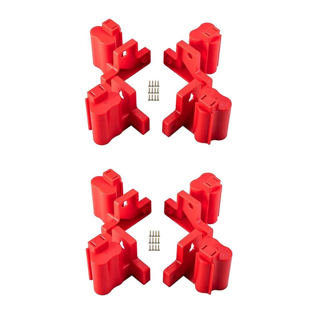 8Pcs Wall Mount Machine Electric Tool Holder Bracket Fixing