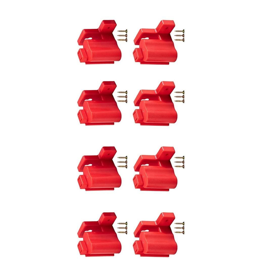 8Pcs Wall Mount Machine Electric Tool Holder Bracket Fixing