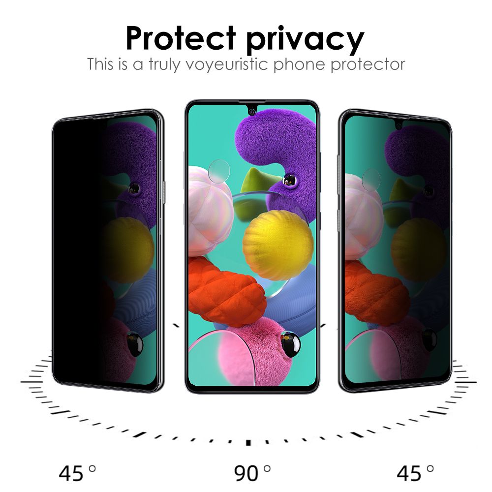 Privacy Tempered Glass For Samsung Galaxy A72 A71 A51 A52 A50 A32 A21S A12 S20FE Screen Protector For Samsung S21 Plus M51 M31S(#For Samsung A32 4G)