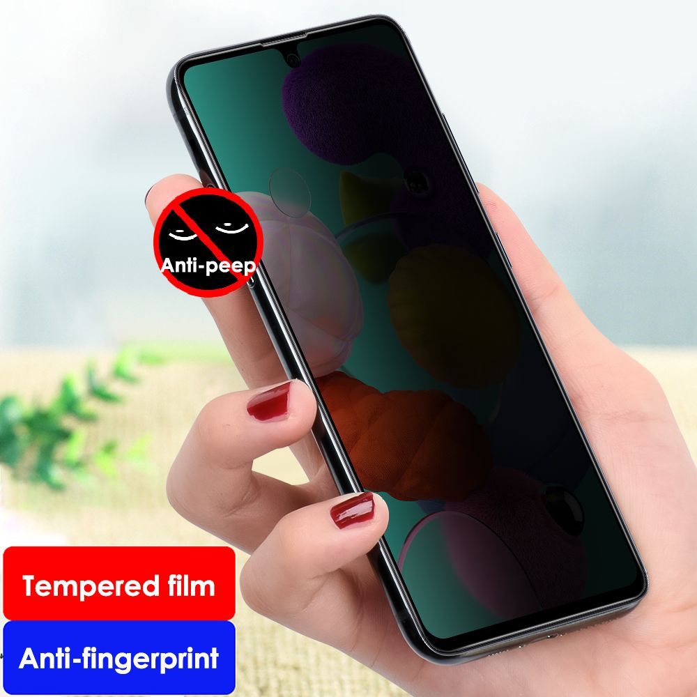 Privacy Tempered Glass For Samsung Galaxy A72 A71 A51 A52 A50 A32 A21S A12 S20FE Screen Protector For Samsung S21 Plus M51 M31S(#For Samsung A32 4G)