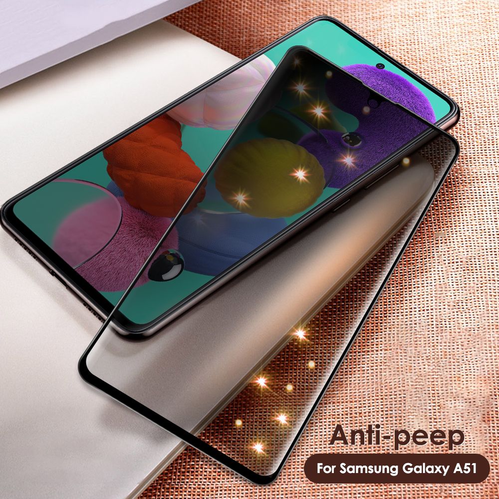 Privacy Tempered Glass For Samsung Galaxy A72 A71 A51 A52 A50 A32 A21S A12 S20FE Screen Protector For Samsung S21 Plus M51 M31S(#For Samsung A32 4G)