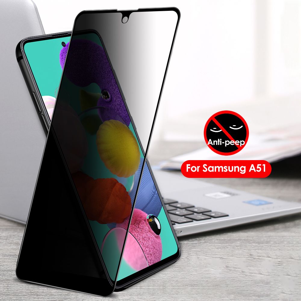 Privacy Tempered Glass For Samsung Galaxy A72 A71 A51 A52 A50 A32 A21S A12 S20FE Screen Protector For Samsung S21 Plus M51 M31S(#For Samsung A32 4G)