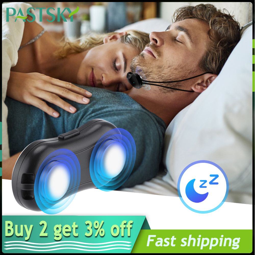 Smart Anti Snoring Device Portable  Nasal Noise Reduct Low-frequency Pulse Comfortable Sleep Well Snore Stopper Health Care