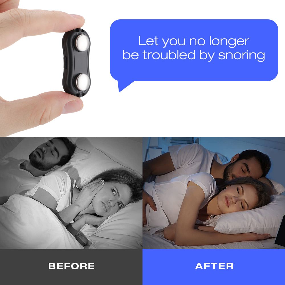 Smart Anti Snoring Device Portable  Nasal Noise Reduct Low-frequency Pulse Comfortable Sleep Well Snore Stopper Health Care