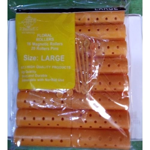 16 PCS/SET PLASTIC HAIR CURLY STYLING ROLLER ,LARGE