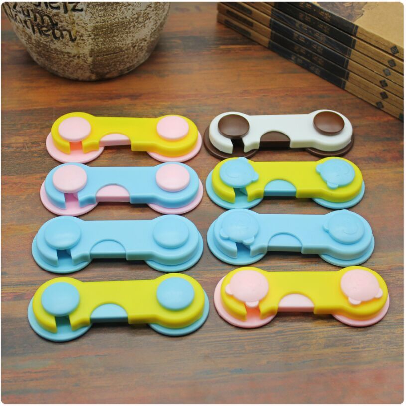 5pcs/lot Children Security Protector Baby Care Multi-function Child Baby Safety Lock Cupboard Cabinet Door Drawer Safety Locks