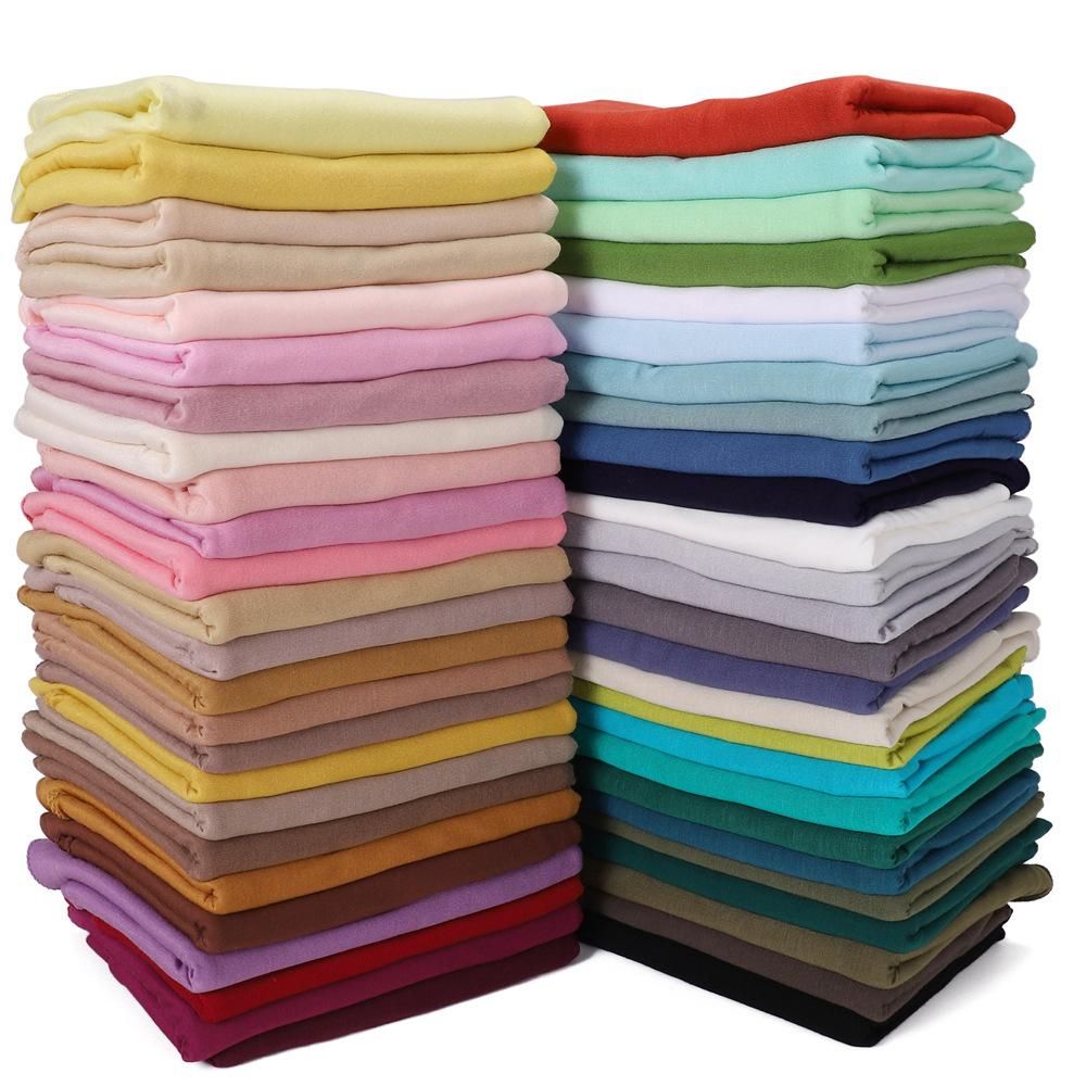 55*170CM Fashion Modal Cotton Turban Women Muslim Jersey Hijab Scarf Shawl Ramadan Plain Soft Stretchy n Ladies Head. Smart