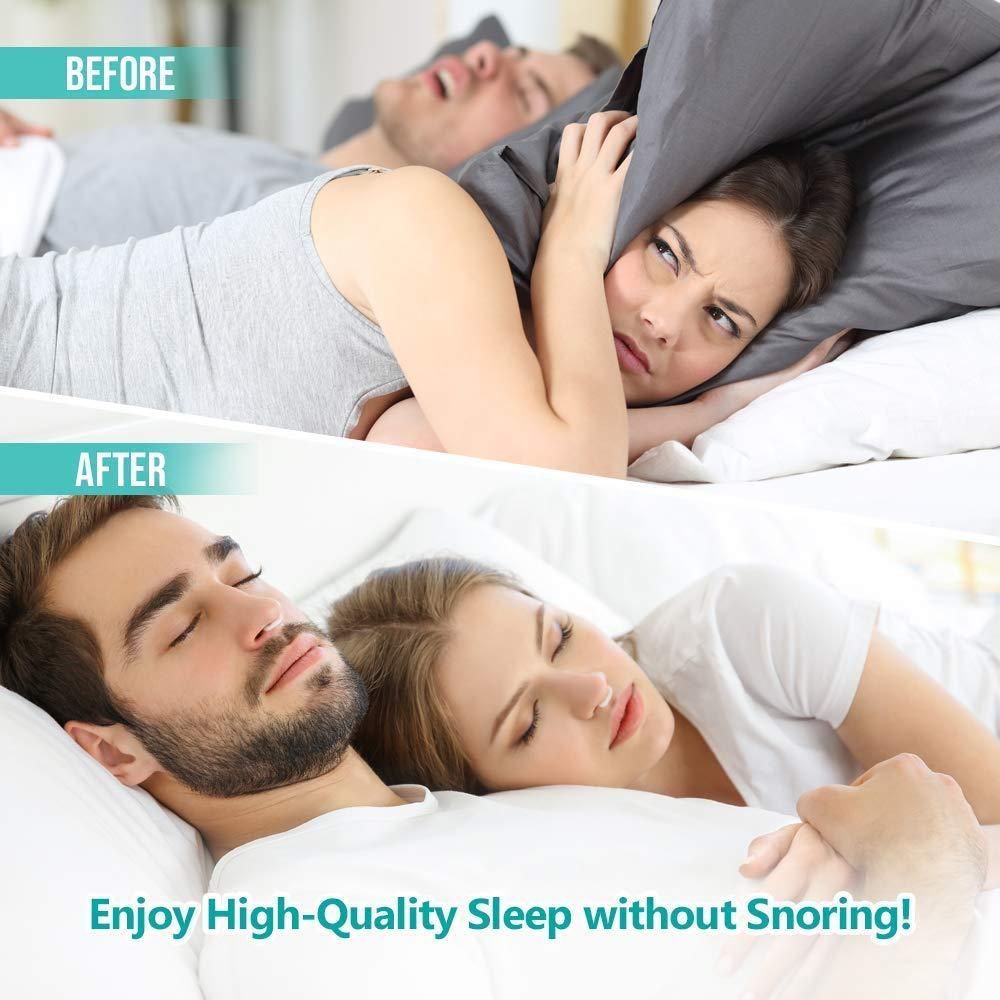 Silicone Magnetic Anti Snore Stop Snoring Nose Clip Sleep Tray Sleeping Aid Apnea Guard Night Device With Case
