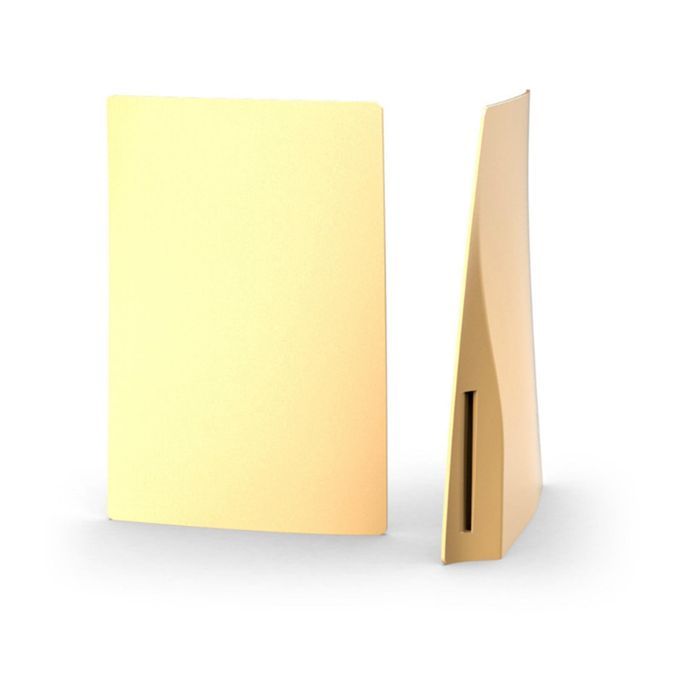 ABS Plastic Case Cover Shell For PS5 Ultra HD Console Replacement Gold