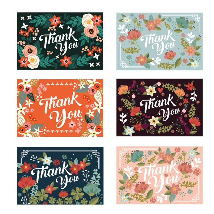 4 PCS Holiday Greeting Message Card