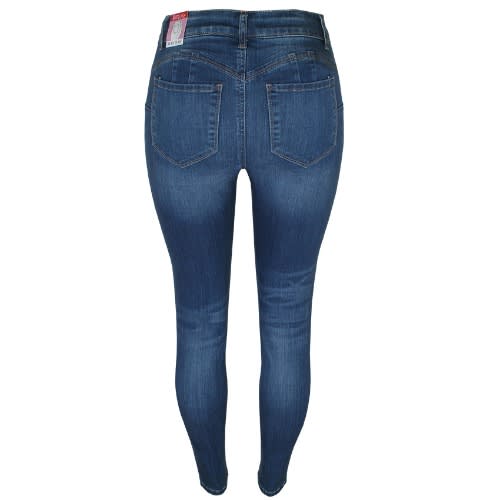 Womens Super Skinny 90500 Medium Blue Jeans