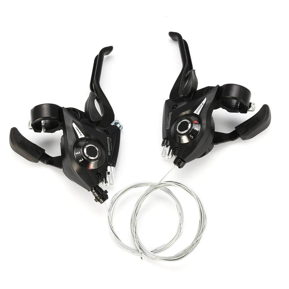 1 Pair 3x7 21Speed MTB Bike Bicycle Trigger Gear Shifters With Inner Shift Cable