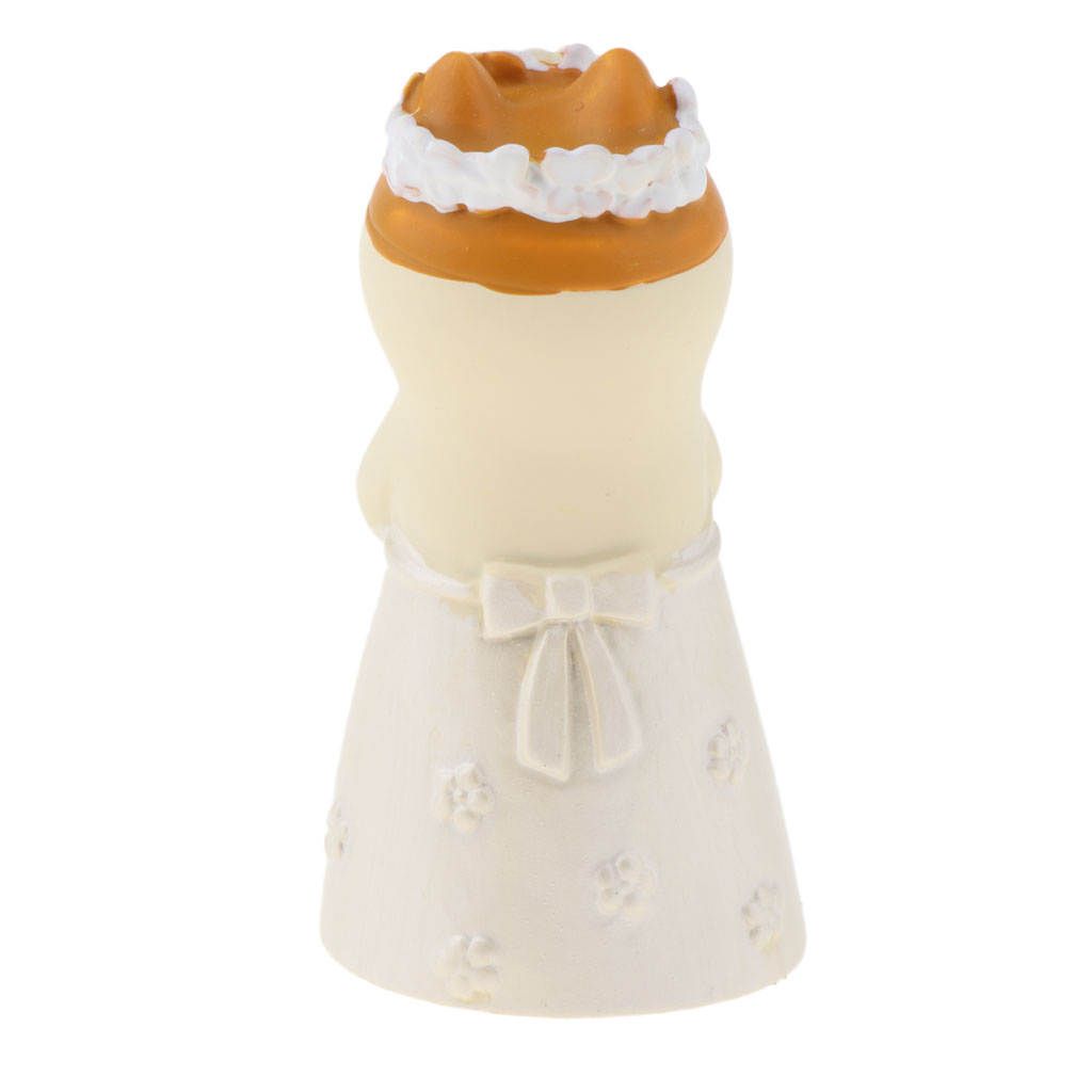 Mini Resin Cat Desktop Ornament Table Craft Home Car Cat Bride