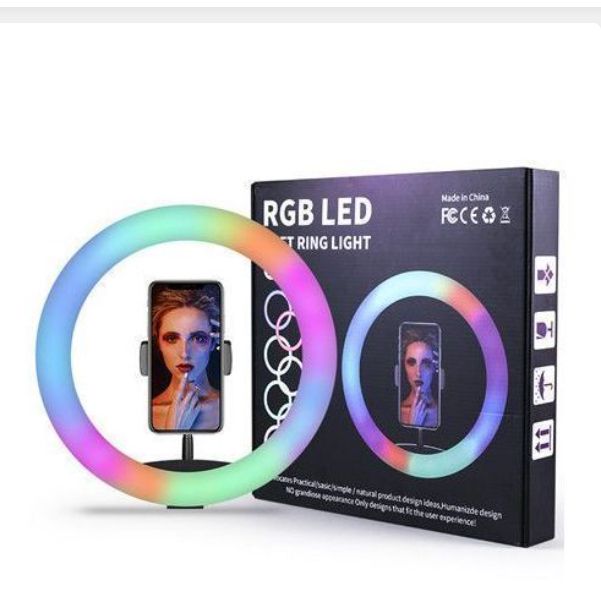 14 (MJ36) Inches  RGB Ring Light With Tripod Stand