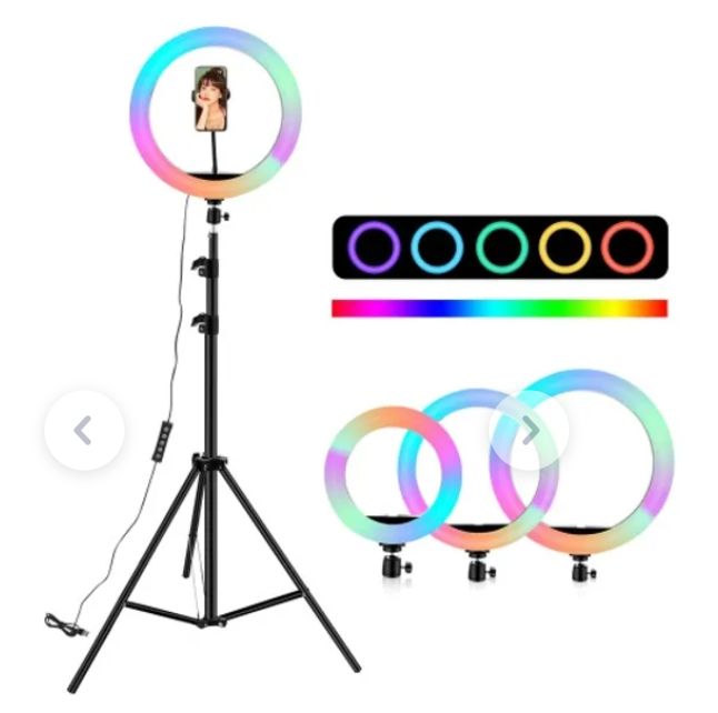 14 (MJ36) Inches  RGB Ring Light With Tripod Stand