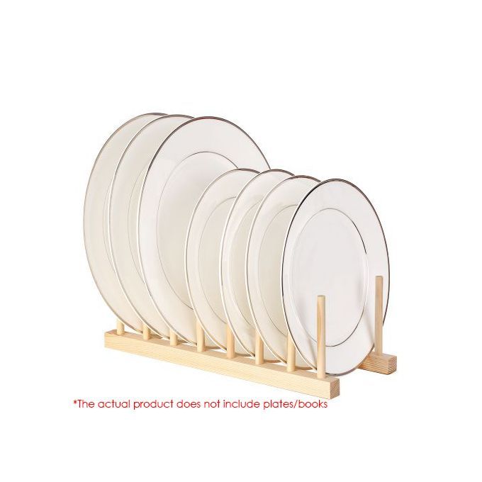 Multi-purpose Wooden Dish Rack Drying Drainer Storage Holder