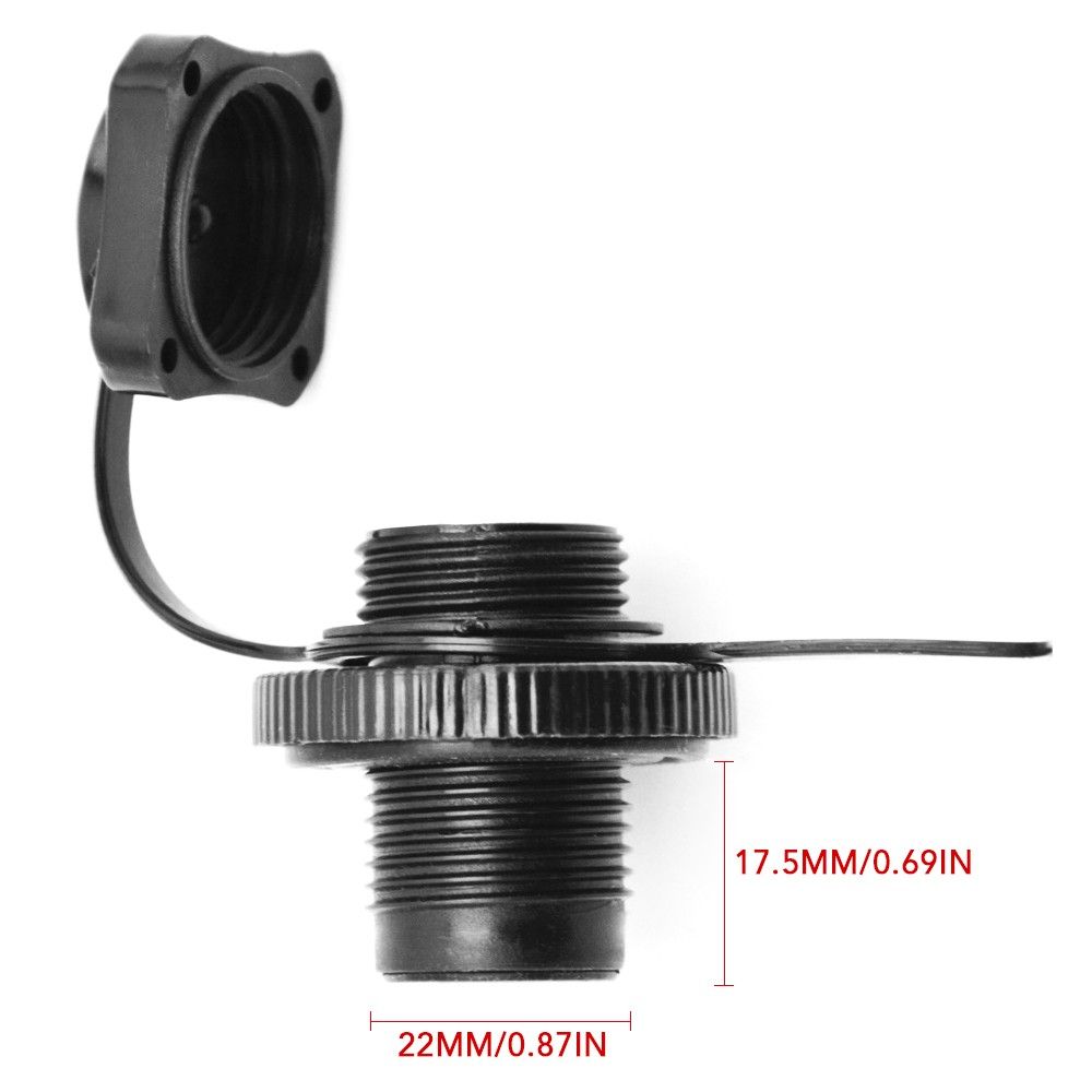 Inflatable Boat Air Valve With Leakproof Cap One-Way