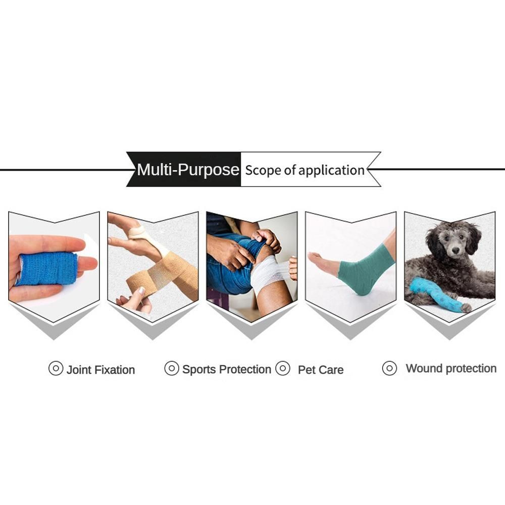 3 Rolls Self-Adhesive Bandages Wrap