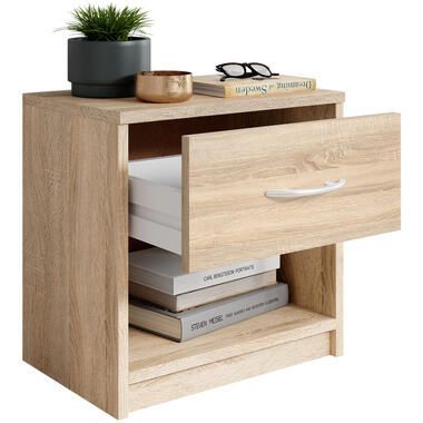 Preciso Bed Side Table Drawer Nightstand