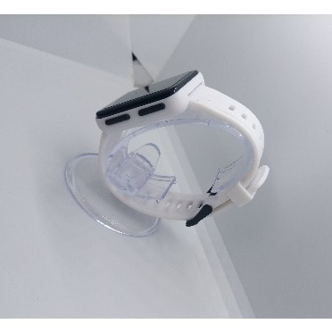 Unisex Square Face Led Watch - White