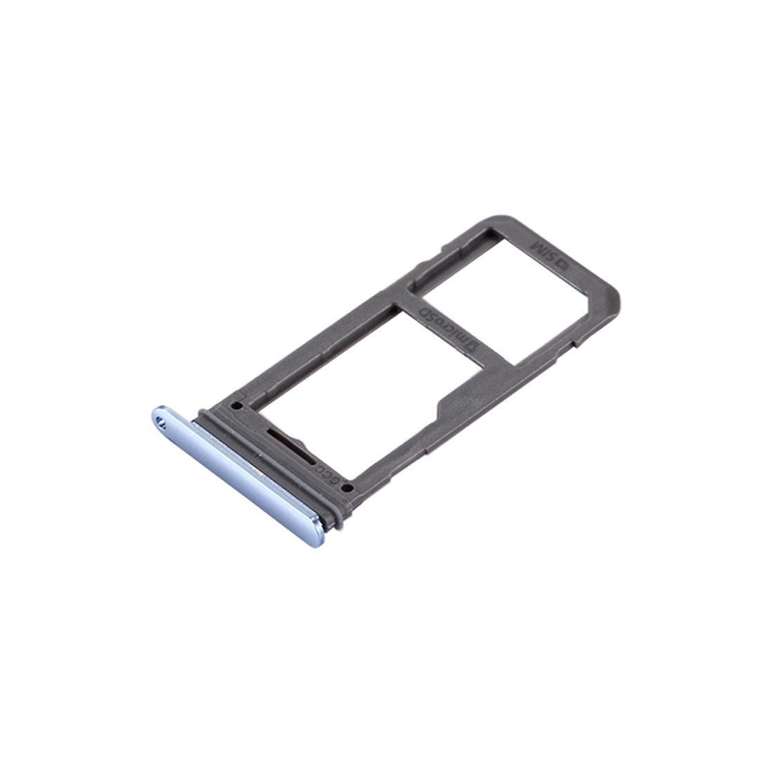 IPartsBuy For Samsung Galaxy S8 SIM Card Tray + Micro SD / SIM Card Tray(Blue)