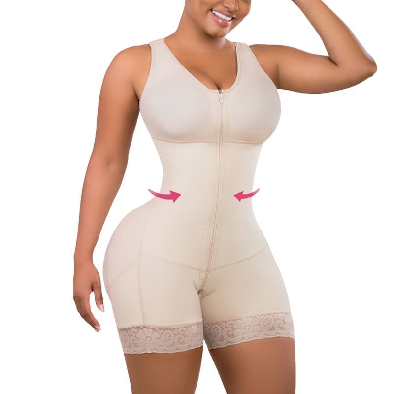 Fajas Colombianas Women Corset Full Body Colombian Reductive Shapewear Slimming Undewear Waist Trainer Body Shaper Post Surgery