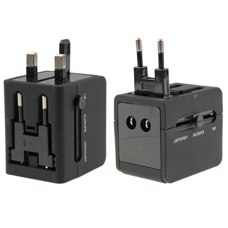 International 2.1A 2-USB Travel Universal Adaptor