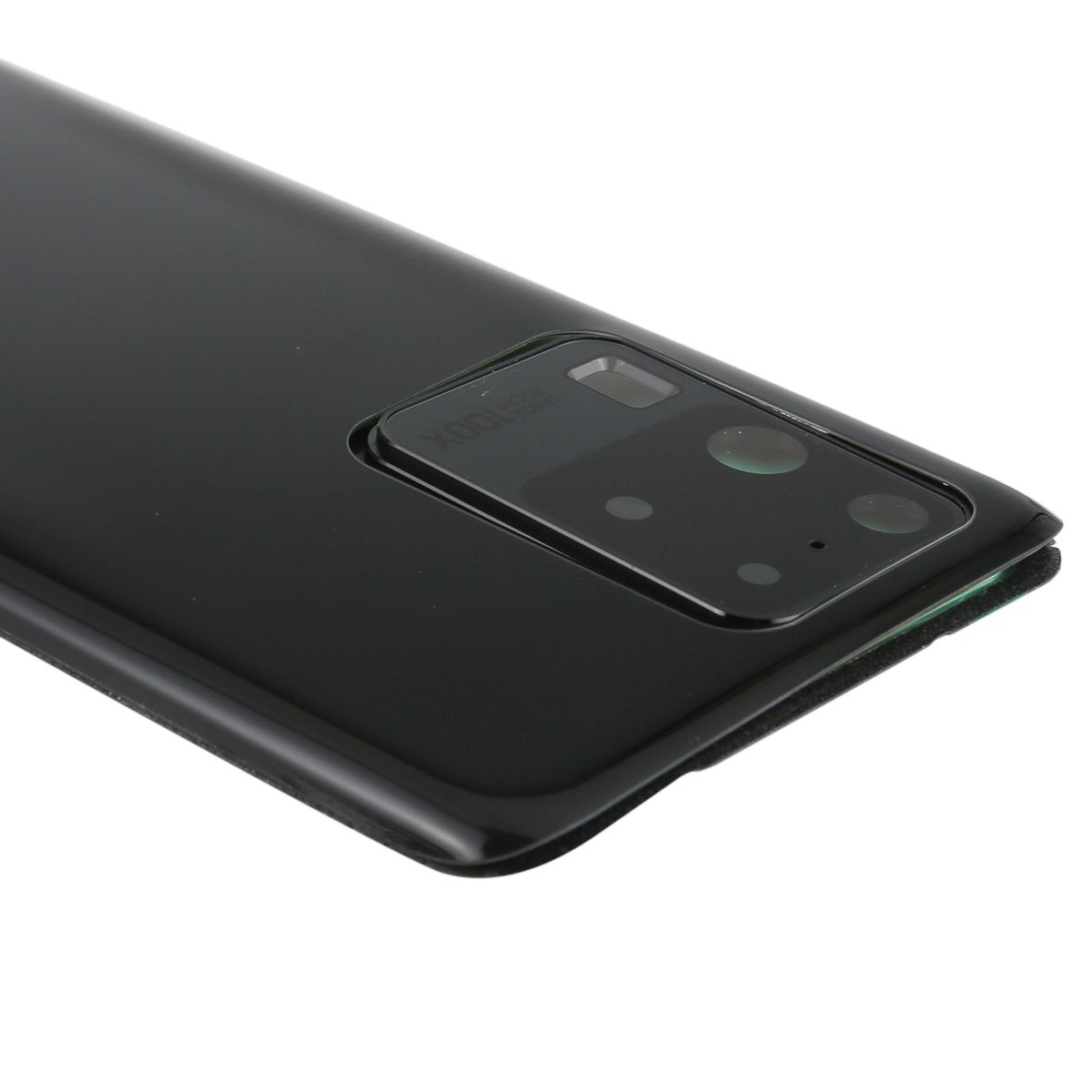 Battery Back Cover With Camera Lens Cover For Samsung Galaxy S20 Ultra(Black)