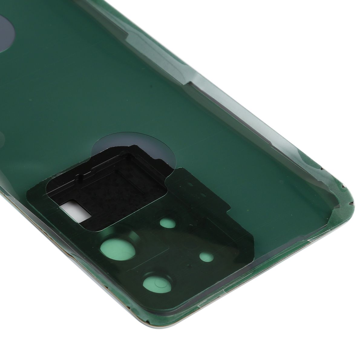 Battery Back Cover With Camera Lens Cover For Samsung Galaxy S20 Ultra(Black)