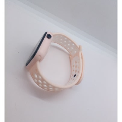 Square Face Hollow Strap Unisex LED Watch- Pink