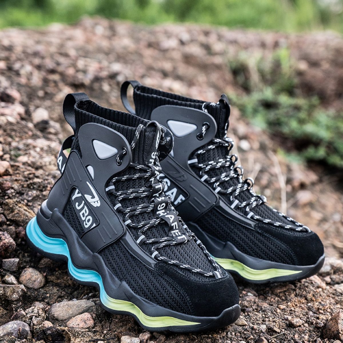 Safety Boots Steel Toe Work Shoes Fabric Upper Ultralight