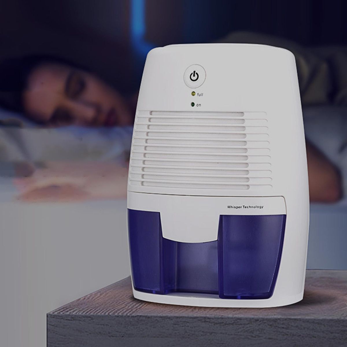 Air Dehumidifier 500ml Capacity Air Purifier For Bedroom