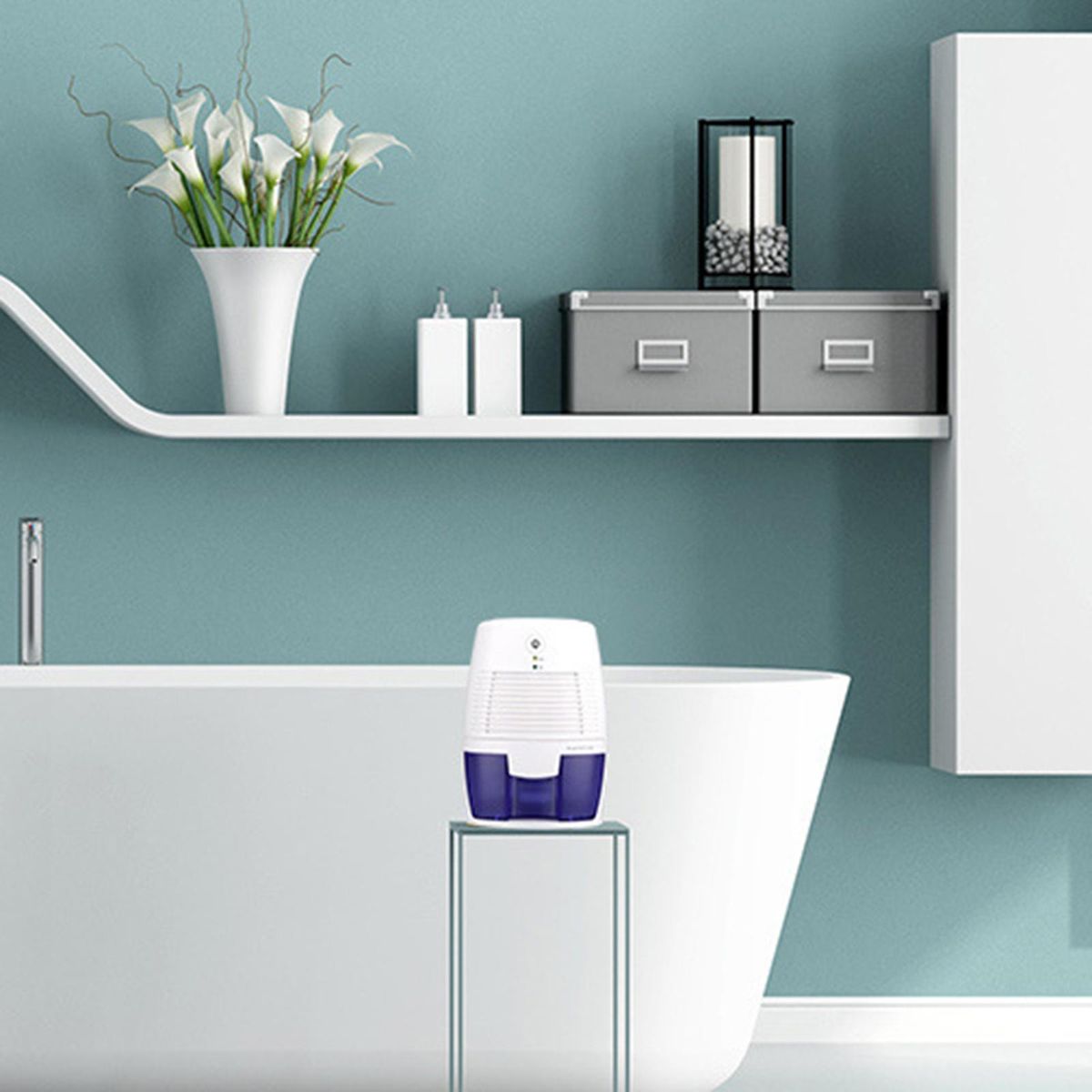 Air Dehumidifier 500ml Capacity Air Purifier For Bedroom
